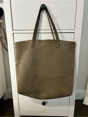 Madewell Olive Green Leather Tote